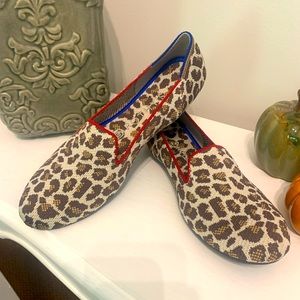 Rothys brand, Mocha Spot color, The Loafer, Size 9. Used-Like new.